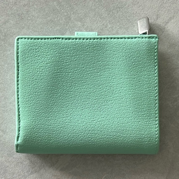 Furla Mint Green Leather Wallet EUC - Picture 3 of 13